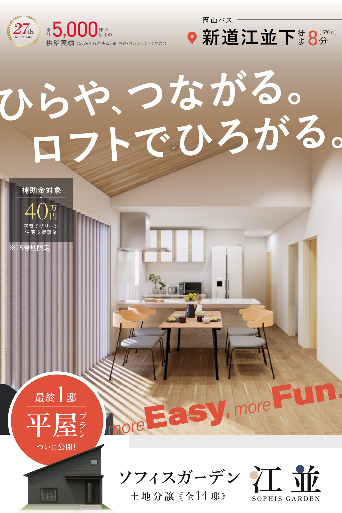 子どもがすくすく育つ、見守りの家／ソフィスガーデン江並／一戸建て／ZEH水準／断熱性能5