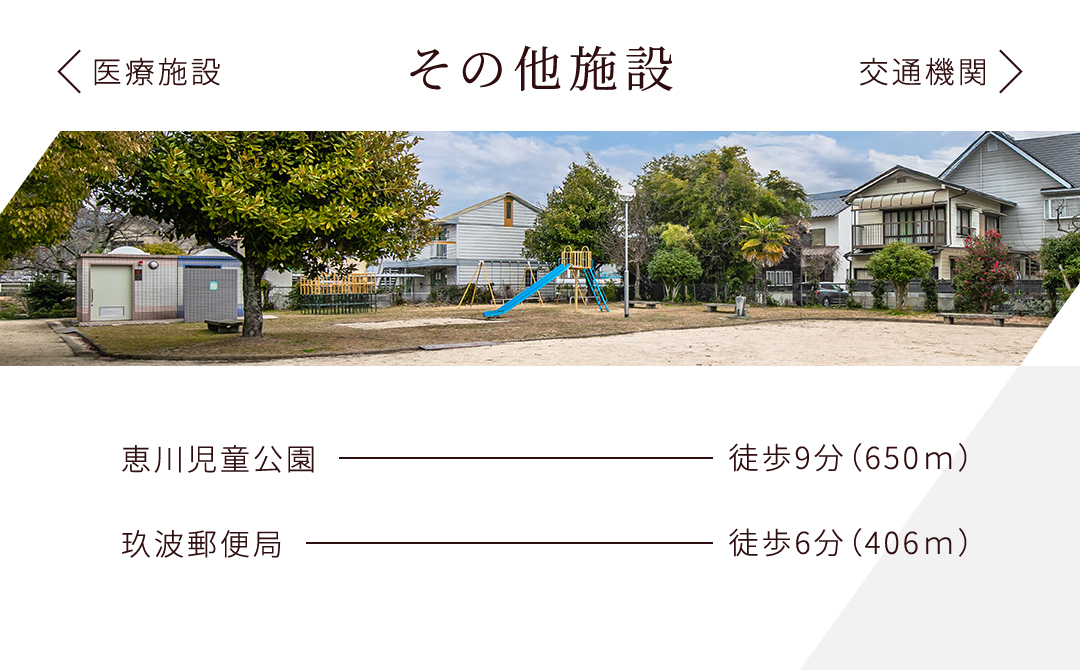 恵川児童公園／玖波郵便局