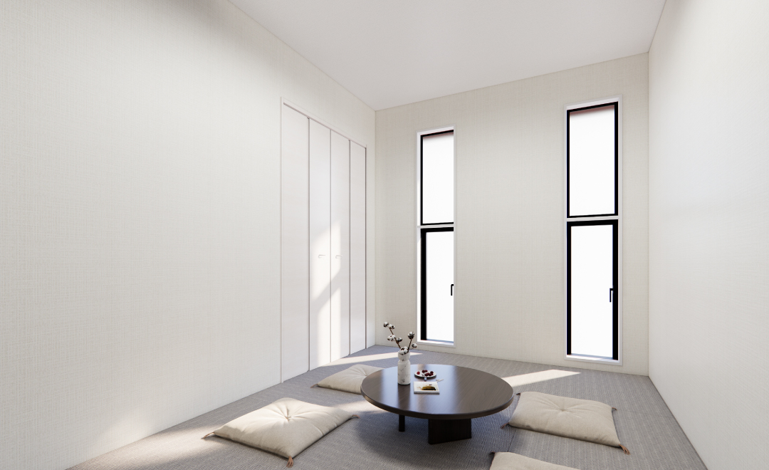 来客スペースにもなる和室。