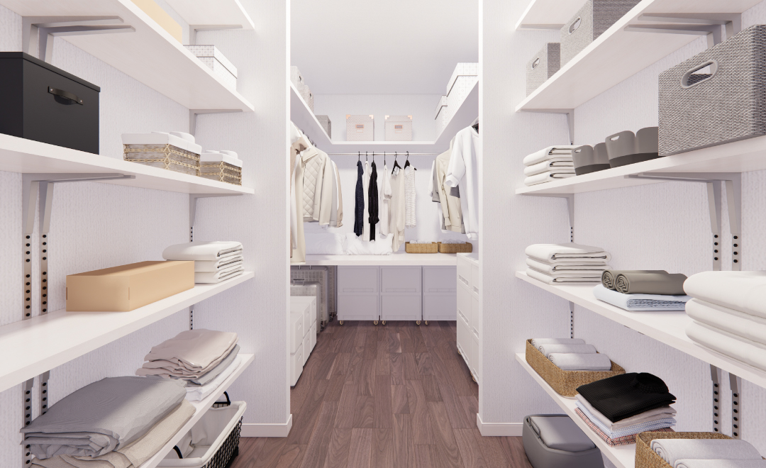 大容量ウォークインクローゼット