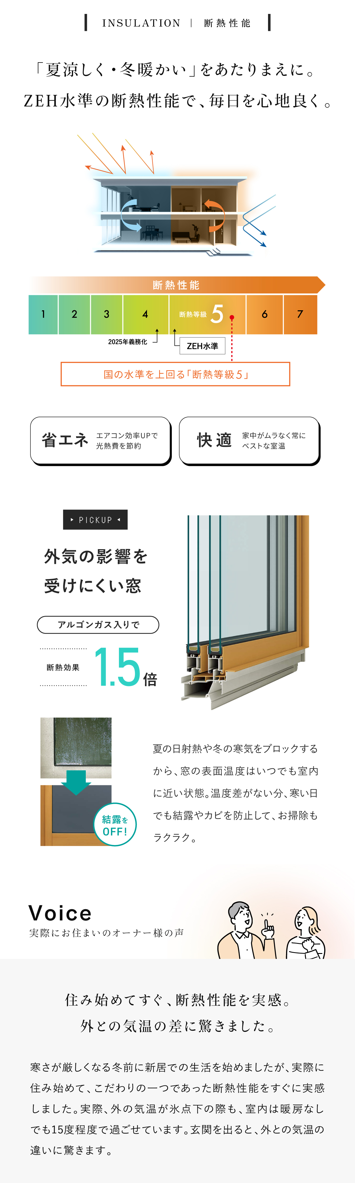 ｜ZEH水準の断熱性能「等級5」