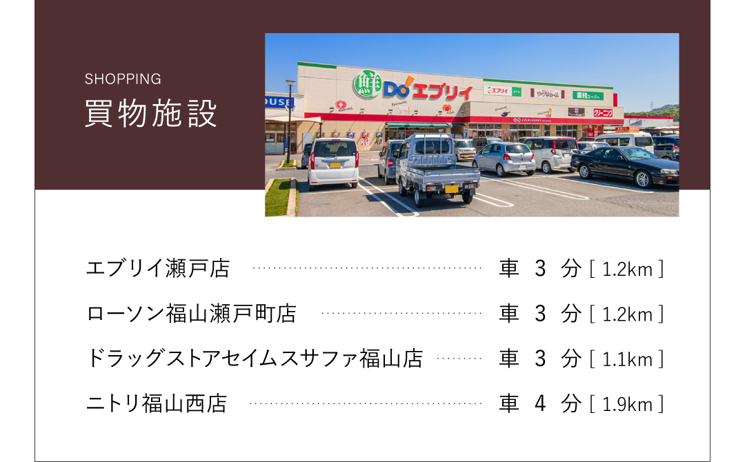 エブリイ瀬戸店|車で3分