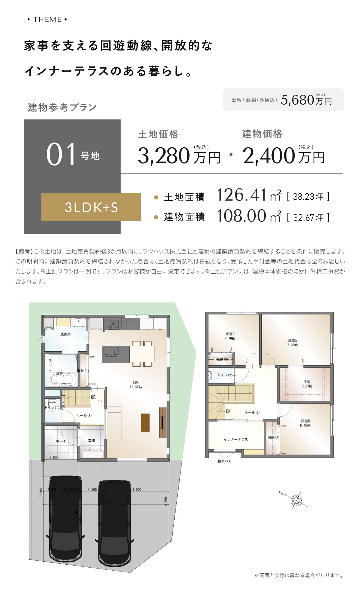 参考プラン例｜1号地